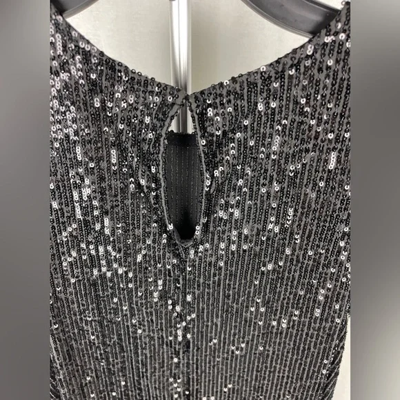 COPY - Max Mara Sequins Sleeveless Black Top Size 10 (Medium) NWT - Picture 9 of 14